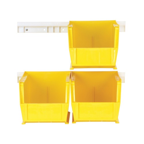 Hanging Plastic Bins and Rails HNS230 107/8" x 51/2" x 5" Bin