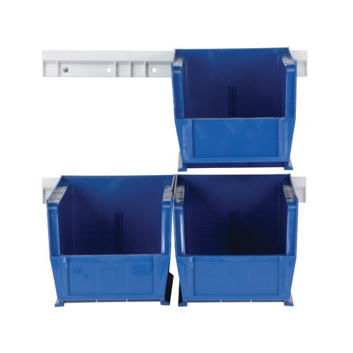 Hanging Plastic Bins and Rails HNS230 107/8" x 51/2" x 5"