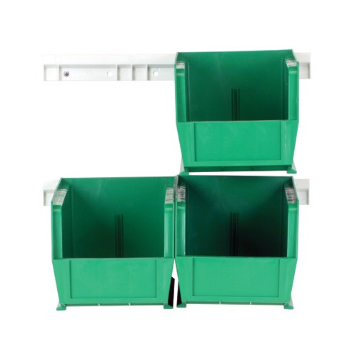 Hanging Plastic Bins and Rails HNS230 107/8" x 51/2" x 5" Bin