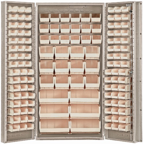 36 Wide Security Storage Cabinet With Plastic Bins Qsc Bg 36 Food Bin Store