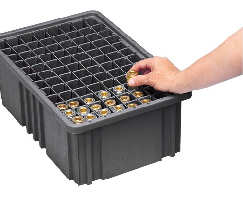 Conductive ESD Dividable Grid Containers Long Dividers - DGLDCO