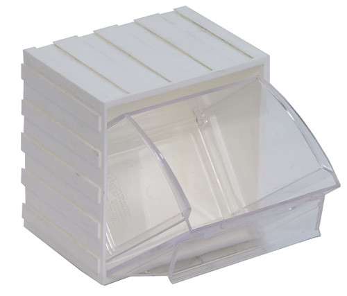 Individual Clear Tip Out Bin Small Parts Organizer - QTB406