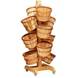 Round Wood Half Bushel Basket - Potter Inc.
