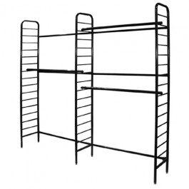 Double 2-Tier Ladder Wall Unit
