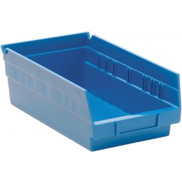 Plastic Shelf Bins QSB102 Blue