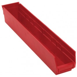 Plastic Shelf Bins QSB105 Red
