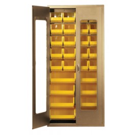 Plastic Storage Bin Security Cabinets