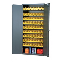 Plastic Storage Bin Security Cabinets