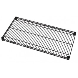 30" x 48" Black Epoxy Wire Shelves