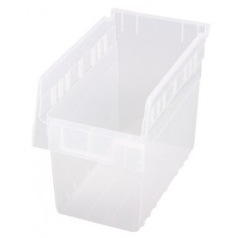 Clear Plastic Shelf Bins QSB802CL