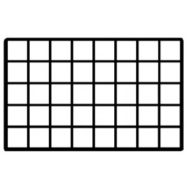 16" x 10" Grid Cubbies Panels