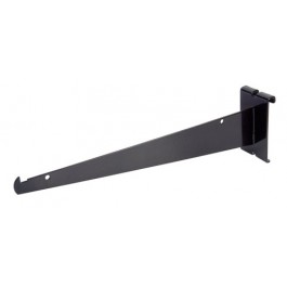 Gridwall 12" Shelf Bracket Black