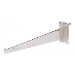 Gridwall 12" Shelf Bracket Chrome