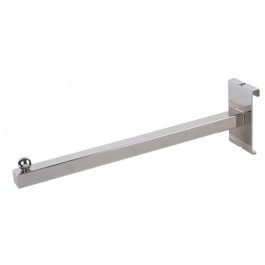 Gridwall 12" Straight Arm Chrome