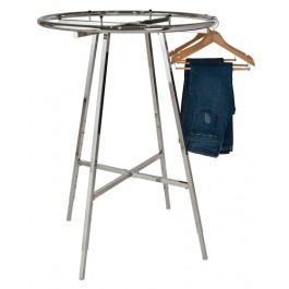 Stationary Folding Round Garment Racks