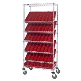 Plastic Storage Bin Wire Shelving Units