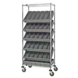 Plastic Storage Drawer Wire Shelving Units