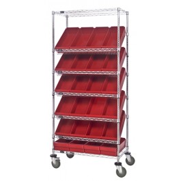 Plastic Storage Drawer Wire Shelving Units