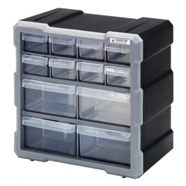 Plastic Drawer Cabinet - PDC-12BK