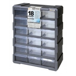 Plastic Drawer Cabinet - PDC-18BK