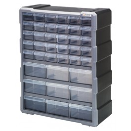 Plastic Drawer Cabinet - PDC-39BK