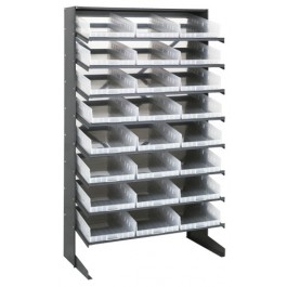 Clear Plastic Storage Bin Pick Rack Systems