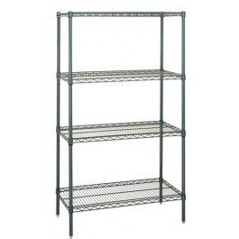 WR86-2130P Proform Green Epoxy Wire Shelving Starter Kit