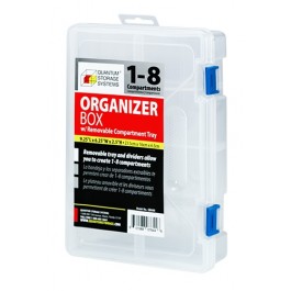 Clear Compartment Storage Box - QB600