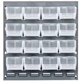 Clear Plastic Storage Bin Louvered Panel Systems