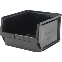 Black MAGNUM Plastic Stack Bins