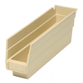 Plastic Shelf Bins QSB100 Ivory