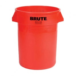 44-Gallon Brute Container Red