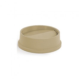 Untouchable Containers Round Swing Top Lid Beige