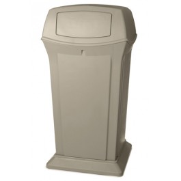 Ranger Two Door Trash Receptacle Beige