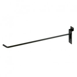 Slatwall 12" Hooks - Black
