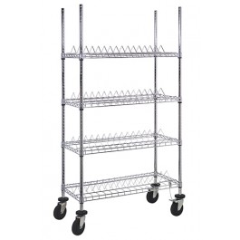 Reel Shelving Chrome Wire Cart - WRC-R60C