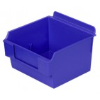 Shelfbox 100 Blue Plastic Slatwall Bins