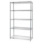 54"H Chrome 5-Shelf Starter Kits