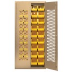 Plastic Storage Bin Security Cabinets
