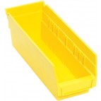 Plastic Shelf Bins QSB101 Yellow