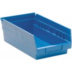 Plastic Shelf Bins QSB102 Blue