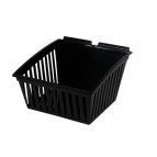 CrateBox Tilt Medium Black Plastic Bin