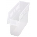 Clear Plastic Shelf Bins QSB801CL