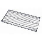 30" x 72" Gray Epoxy Wire Shelf
