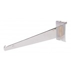 Gridwall 12" Shelf Bracket Chrome