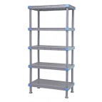 Millenia 86"H 5-Tier Solid Shelving Unit - QP86SS-5