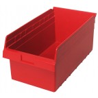 Plastic Shelf Bins QSB810 Red
