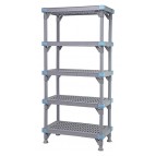 Millenia 86" 5-Tier Vented Shelving Unit - QP184286VS-5