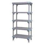 Millenia 86" 5-Tier Solid Shelving Unit - QP184886SS-5
