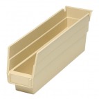 Plastic Shelf Bins QSB100 Ivory